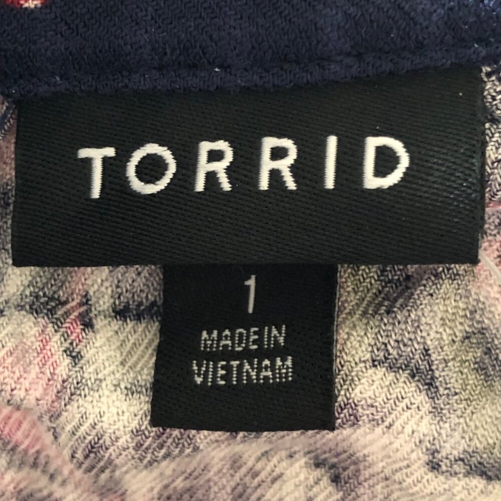 Torrid Women’s Size 1X Top Off the Shoulder Long Sleeve Halter Style NWT! - Picture 7 of 14